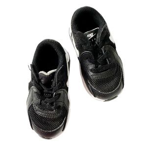 NIKE Air Max Excee TD Toddler Black White Sneakers Size 5C With Box